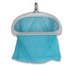POOL LEAF RAKE DELUX WHITE WITH V-CLIP SPECK
