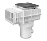 BADU®Skim Complete Pool Weir Gunite Large White/Grey