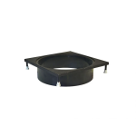 POOL WEIR DECK COLLAR BLACK AQUAMAX/AQUAFLO