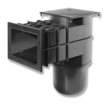 POOL WEIR SPECK BADU COMPLETE WEIR GUNITE SMALL BLACK