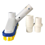 POOL HI VAC SWEEPER BRUSH 250MM +ADAPTORS (COMBO)