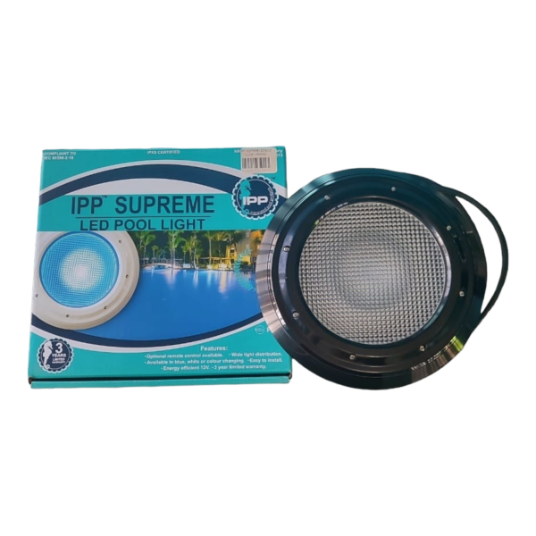 IPP Light Pool Light "Supreme" LED Retrofit Blue (White Face)