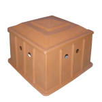 PUMP AND FILTER BOX – 1200x1200x850mm BROWN AQUAMAX