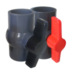 POOL BALL VALVE COMPACT GLUED NO UNION 50mm