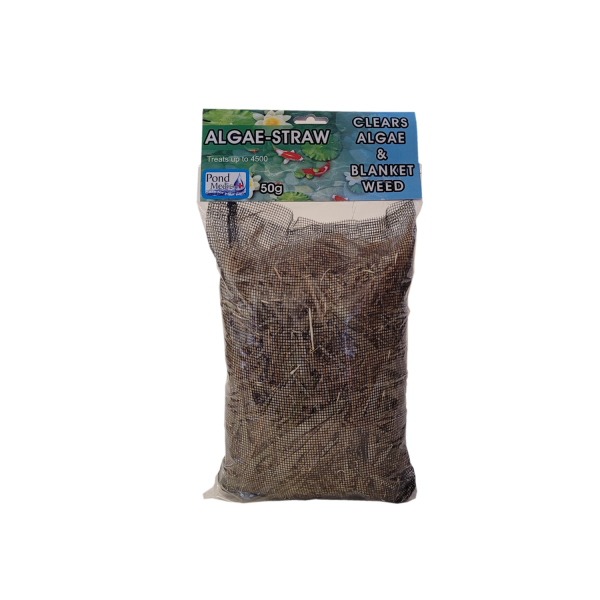 KOI POND ALGAE STRAW 50G POND MEDIC