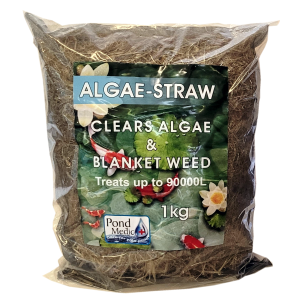KOI POND ALGAE STRAW 1KG POND MEDIC