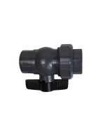 POOL BALL VALVE COMPACT GLUED SINGLE UNION 50mm - Image 2