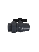 POOL BALL VALVE COMPACT GLUED SINGLE UNION 50mm