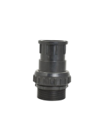 POOL FITTING PVC UNION 50mm 2″MALE THREAD AQUAMAX (BLACK)