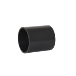 POOL FITTING PVC STRAIGHT CONNECTOR 50mm BLACK