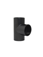 POOL FITTING PVC T-PIECE 50mm BLACK - Image 2