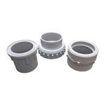 POOL FITTING PVC UNION 50mm 2″MALE THREAD AQUAMAX (WHITE) - Image 5