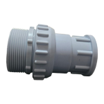 POOL FITTING PVC UNION 50mm 2″MALE THREAD AQUAMAX (WHITE) - Image 3