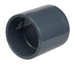 PVC FITTING CONNECTOR 110mm UPVC GREY H/DUTY (KOI POND)