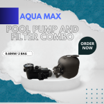 POOL PUMP AND FILTER AQUAMAX 0.6KW/2BAG (COMBO SPECIAL)