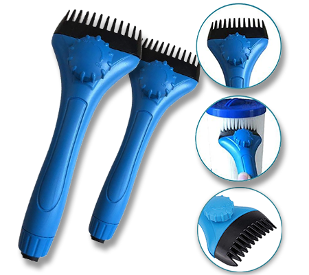 POOL CARTRIDGE FILTER CLEANING COMB BRUSH - Image 3