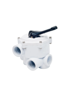 POOL FILTER MULTI PORT VALVE EARTHeCO COMPLETE GLUED (ORIGINAL)