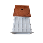 POOL WEIR STANDARD EARTHECO WHITE WITH FLAP