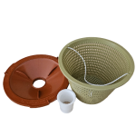 POOL WEIR TERRACOTTA VACUUM LID AND BASKET EARTHECO ORIGINAL (COMBO)