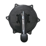 POOL FILTER MULTIPORT TOP AND O RING AQUAMAX (BLACK)