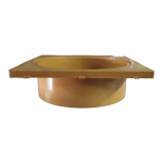 POOL WEIR SWIMQUIP DECK COLLAR MUSTARD ORIGINAL - Image 2