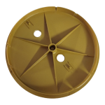 POOL WEIR SWIMQUIP DECK LID MUSTARD ORIGINAL - Image 2