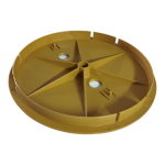 POOL WEIR SWIMQUIP DECK LID MUSTARD ORIGINAL - Image 4