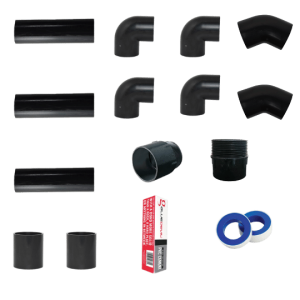 POOL FITTING PVC PUMP INSTALLATION KIT ECONO