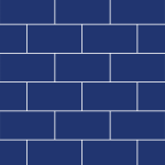 POOL MOSAIC SUBWAY BLUE TILES GLOSS (150x75x6mm)