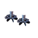 POOL CLEANER ZODIAC AX20 FAN AND SCRUBBER ASSEMBLY (SET OF 2)