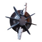 POOL CLEANER ZODIAC AX20 FAN AND SCRUBBER ASSEMBLY (SET OF 2) - Image 5