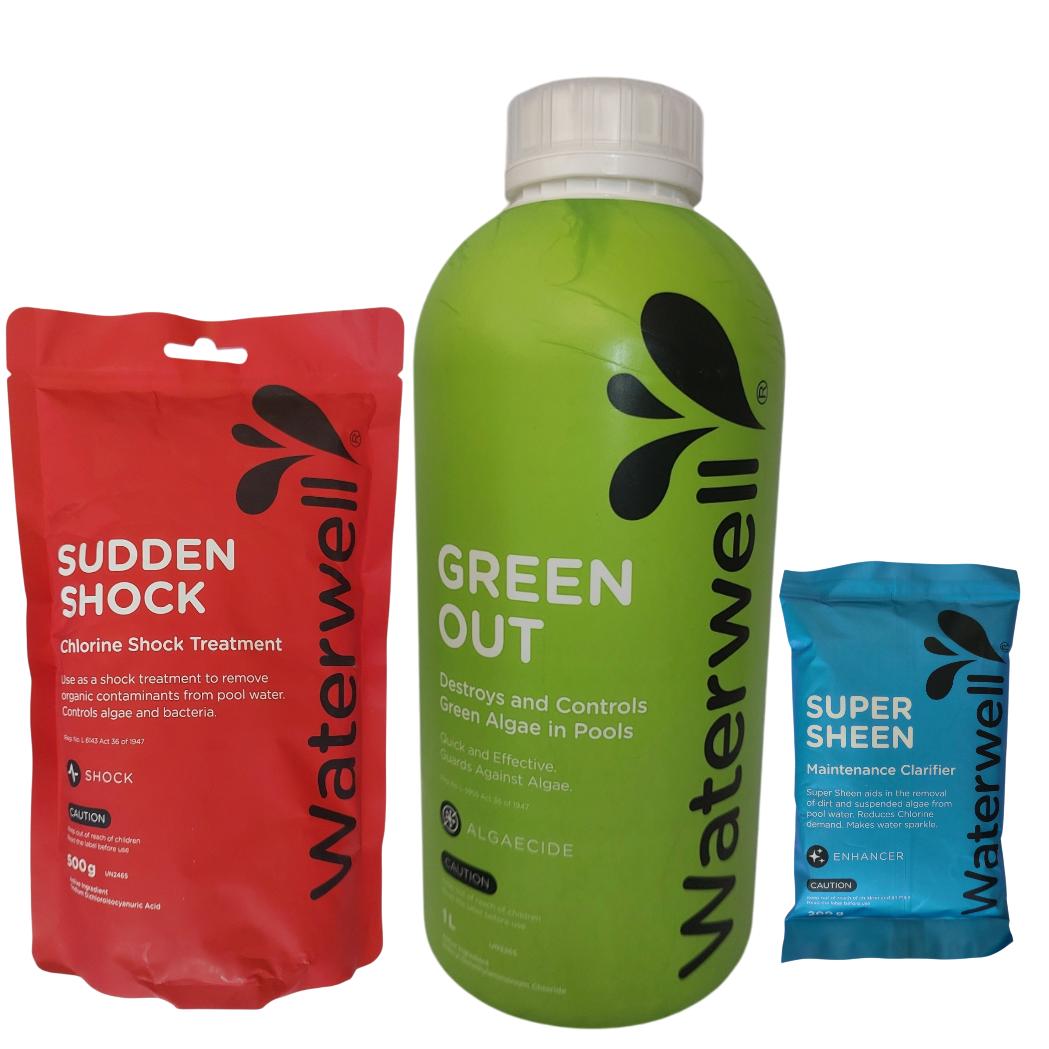 POOL CARE LIGHT GREEN WATER RESCUE PACK WATERWELL