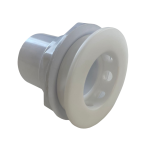 SPA DUAL SAFETY SUCTION PORT ACETAL WHITE