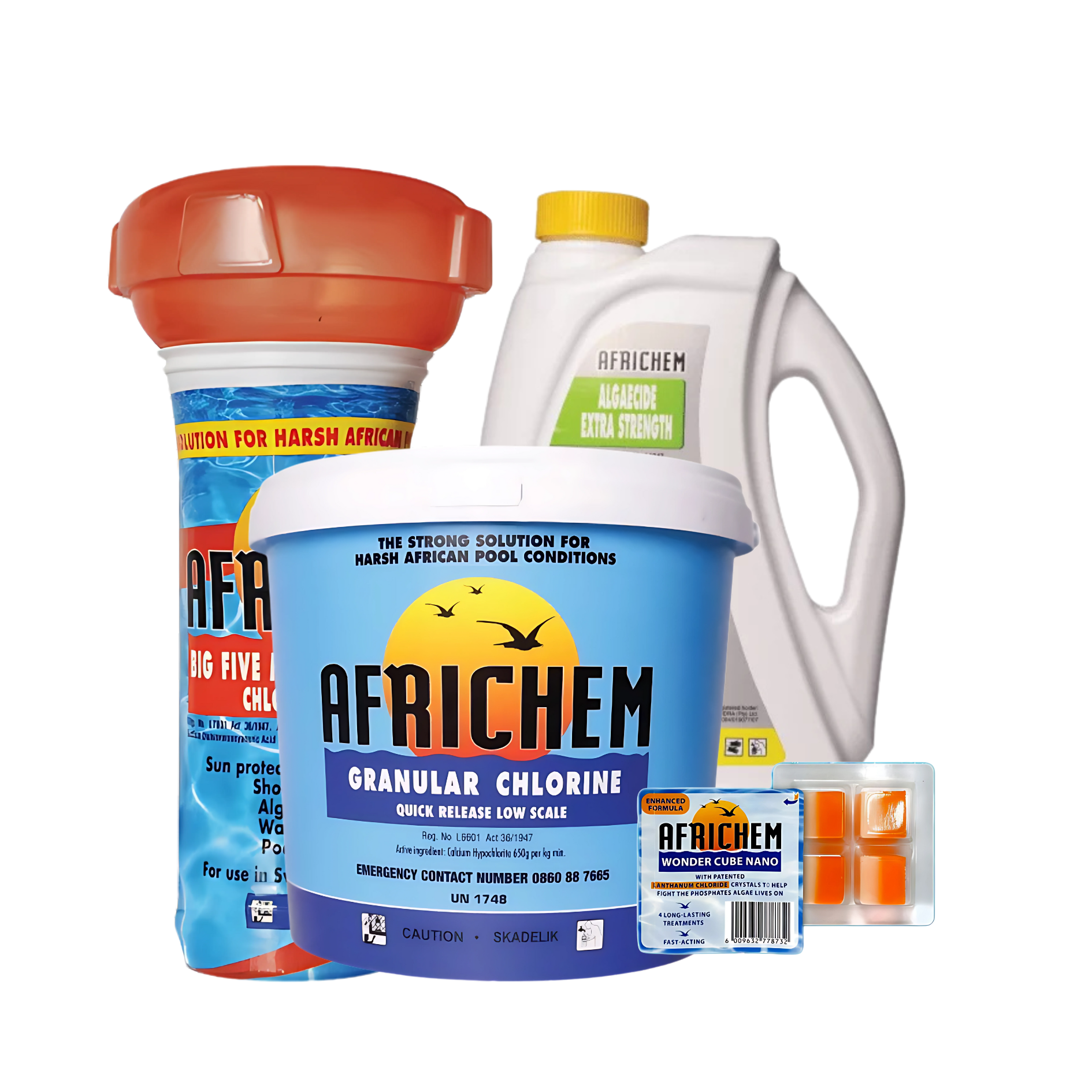 POOL CARE AFRICHEM MONTHLY SPARKLE KIT 4KG