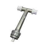 SPA HEATER CASING SST W/UNIONS 50MM 4kW