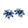 Pair of Zodiac MX8 Elite Fan and Scrubber Assemblies showing integrated grey scrubbing brushes and blue turbine blades – Genuine upgrade kit at Pool Mecca.