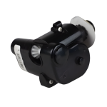 Rear view of Zodiac MX8 Gearbox Side B showing white internal gear and barcode label – Available from Pool Mecca.