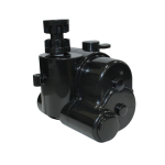 Top-down view of Zodiac MX8 Gearbox Side B displaying mounting points and drive shaft connection – Genuine spare at Pool Mecca.