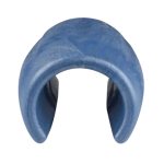 Side view of blue ZODIAC MX8-MX6 Clip-On Hose Float showing textured foam material and open C-clip design – Available at Pool Mecca.