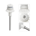 Detailed views of Zodiac Drive Shaft showing top screw head and hex shaft connection points – Genuine spare part at Pool Mecca.