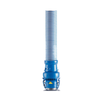 Zodiac Flow Regulator Valve shown connecting the twist lock hose to the cleaner head, displaying the flow path – Installation guide at Pool Mecca.