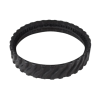 Single black Zodiac MX8-MX6-Tracker Tyre Track showing heavy-duty tread pattern – Sold individually at Pool Mecca.