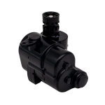 Top-down view of Zodiac MX8 Gearbox Side A displaying mounting points and splined drive gear – Genuine spare at Pool Mecca.