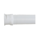 Zodiac Twist Lock Hose female end displaying the locking slot mechanism – Genuine pearl white pool cleaner hose at Pool Mecca.