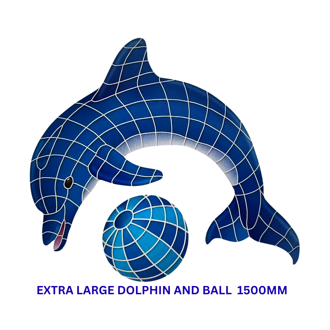 EXTRA-LARGE-dolphin-AND-BALL-1500MM.png POOL MOTIF SWIFT DOLPHIN & BALL EXTRA LARGE (1500mm) - Image 1