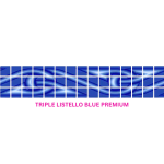 POOL MOSAIC TRIPLE LISTELLO BLUE PREMIUM