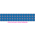 POOL MOSAIC TRIPLE SPLASH TOPAZ PREMIUM